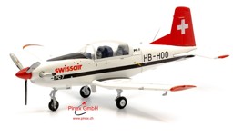 Bild von Pilatus PC-7 Swissair HB-HOO Metallmodell 1:72